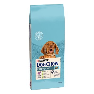 Корм сухий для цуценят Purina Dog Chow Puppy Lamb зі смаком ягняти, 14 кг