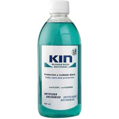 Ополіскувач для ротової порожнини Kin Gingival проти карієсу з фтором, 500 мл