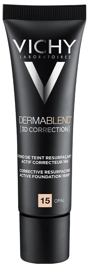 Тональний крем Vichy Dermablend 3D Correction SPF19 PA++++ матуючий вирівнюючий поверхню шкіри, тон 15, 30 мл
