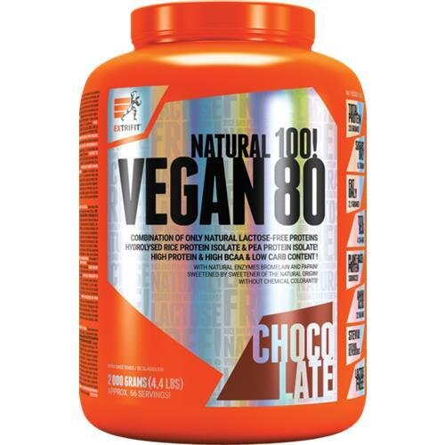 Протеїн Extrifit Vegan Protein 80 Chocolate, 2 кг