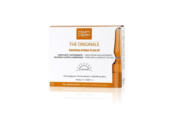 Ампули для обличчя MartiDerm Proteos Hydra Plus SP, 10 шт х 2 мл