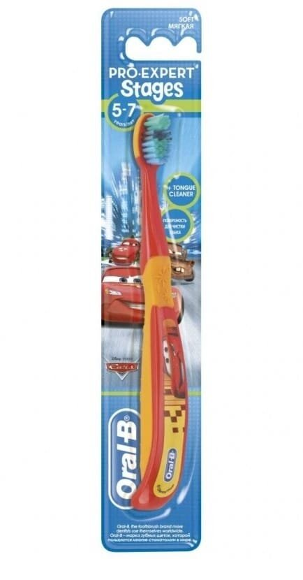 Зубна щітка Oral-B Stages 3 для дітей 5-7 роки, м'яка