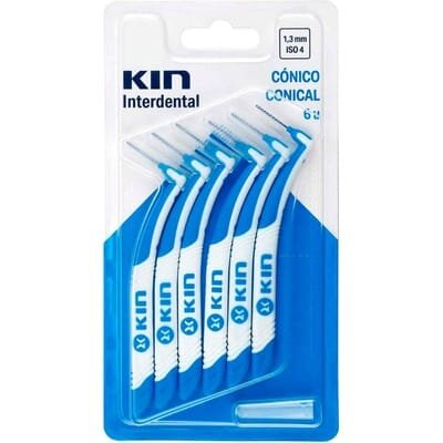 Інтердентальні щітки Kin Interdental для міжзубних проміжків, 1,3 мм, 6 шт