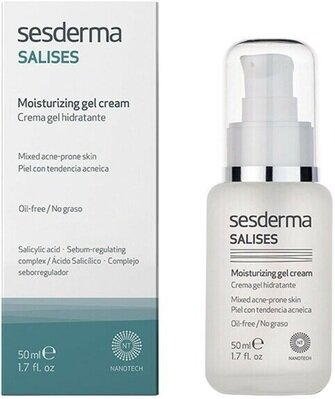 Крем-гель для обличчя Sesderma Salises зволожуючий для комбінованої шкіри, 50 мл