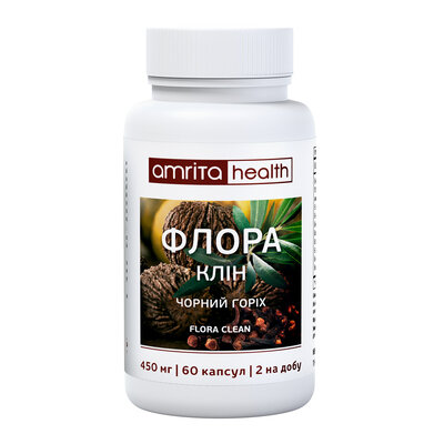 Флора Клін + Чорний горіх Amrita капсули №60