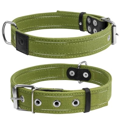 Нашийник Collar з бавовняної стрічки подвійний, ширина 35 мм, довжина 51-63 см