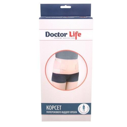 Корсет ортопедичний Doctor Life А5-106 на поперек, напівжорсткий, розмір L