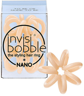 Резинка-браслет для волосся Invisibobble Nano To Be Or Nude To Be, 3 шт