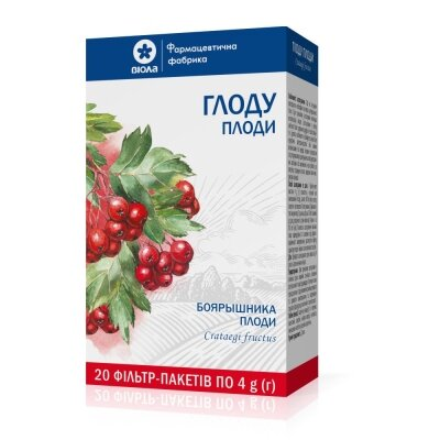 Глоду плоди по 4 г №20 у філ.-пак.