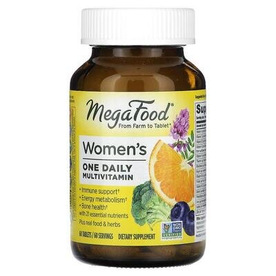 Мультивітаміни для жінок MegaFood Women's One Daily, 60 таблеток