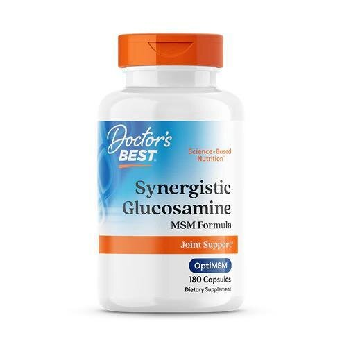 Синергічний Глюкозамін МСМ-Формула Doctor's Best OptiMSM, 180 капсул