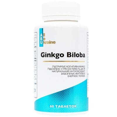 Гінкго білоба ABU Ginkgo Biloba таблетки №60