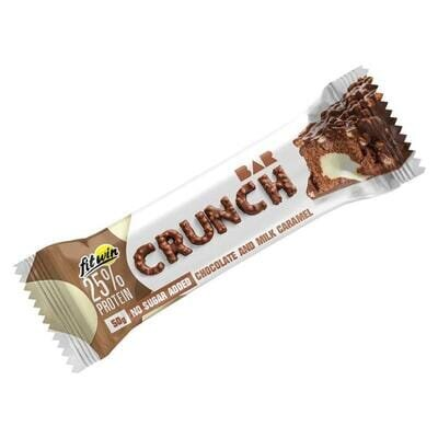 Батончик FitWin Crunch Bar протеїновий з начинкою Chocolate - Milk Caramel, 50 г