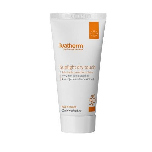 Крем сонцезахисний Ivatherm Sunlight зволожуючий для жирної шкіри SPF 50+, 50 мл