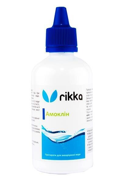 Амоклін Rikka для акваріумної води, 100 мл