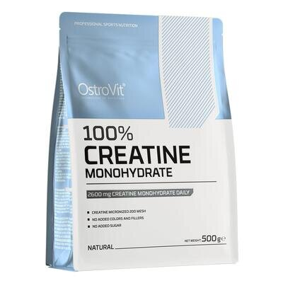 Креатин моногідрат OstroVit Creatine Monohydrate без смаку, 500 г