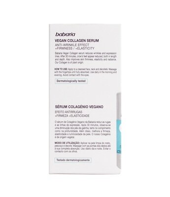 Сироватка для обличчя Babaria Collagen Vegan з рослинним колагеном, 30 мл