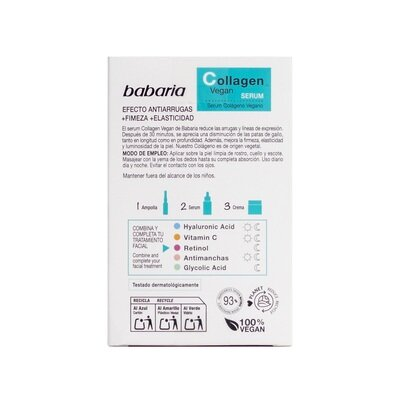 Сироватка для обличчя Babaria Collagen Vegan з рослинним колагеном, 30 мл
