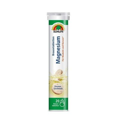Вітаміни Sunlife Magnesium Brausetabletten таблетки шипучі №20