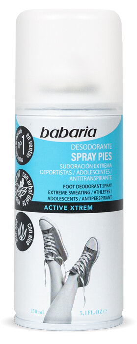 Дезодорант для ніг Babaria Extreme, 150 мл