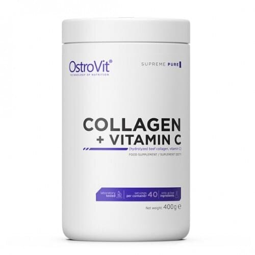 Колаген + вітамін С OstroVit Collagen + Vitamin C, 400 г