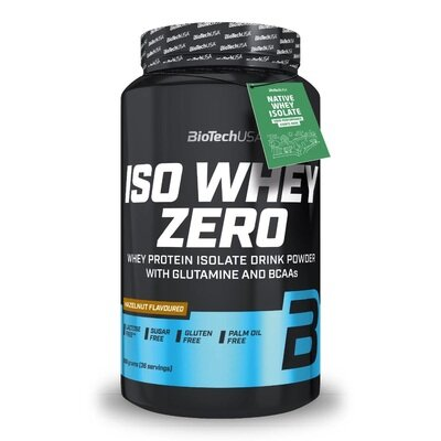 Протеїн Biotech Iso Whey Zero hazelnut, 908 г