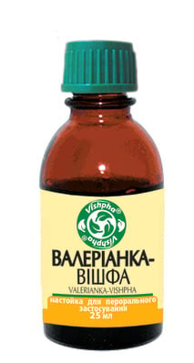 Валеріанка-Вішфа настойка д/перор. заст. по 25 мл у флак.