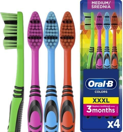 Зубна щітка Oral-B Color Collection, сімейна упаковка, 4 шт