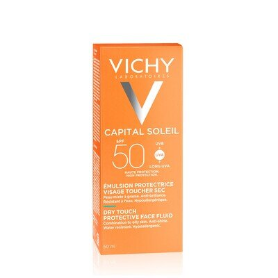 Емульсія Vichy Capital Soleil для обличчя, сонцезахисна матуюча, SPF 50+, 50 мл