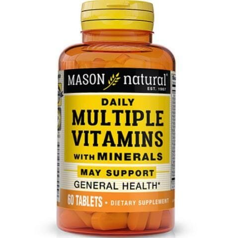 Вітамінно-мінеральний комплекс Mason Natural Daily Multiple Vitamins With Minerals, 60 таблеток