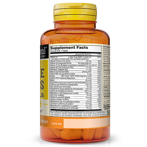 Вітамінно-мінеральний комплекс Mason Natural Daily Multiple Vitamins With Minerals, 60 таблеток