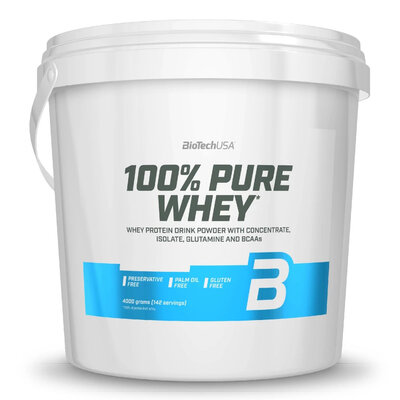 Протеїн Biotech 100% Pure Whey strawberry, 4 кг