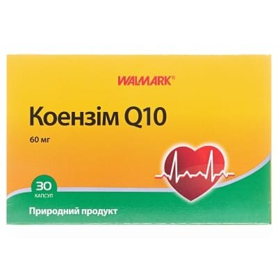 Коензім Q10 капсули по 60 мг №30
