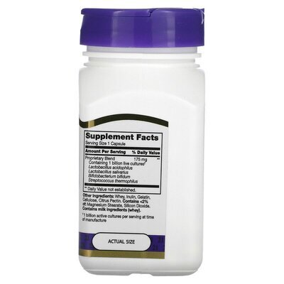 Суміш ацидофільних пробіотиків 21st Century Acidophilus Probiotic Blend, 100 капсул