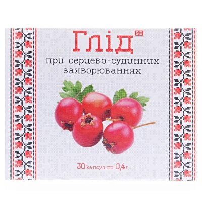 Глід капсули по 0,4 г №30