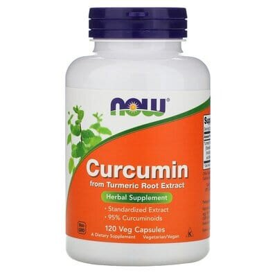 Куркума NOW Turmeric Curcumin вег. капсули №120