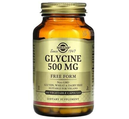 Гліцин Solgar Glycine 500 мг вег. капсули №100