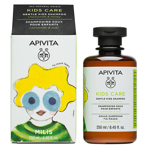 Шампунь для дітей Apivita Kids Care Milis м'який, 250 мл