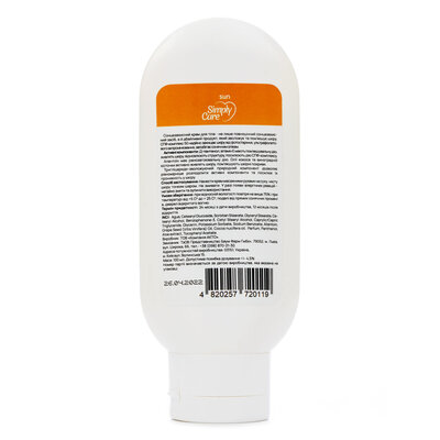 Крем для тіла сонцезахисний Simply Care SPF 50+, 100 мл