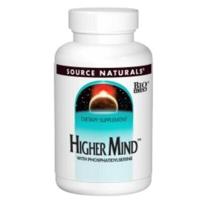 Поліпшення роботи мозку Source Naturals Higher Mind, 60 таблеток