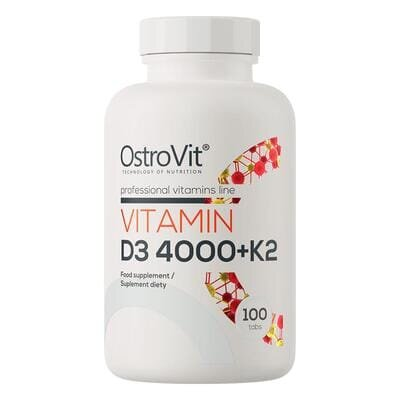 Вітаміни OstroVit Vitamin D3 4000 + K2, 100 таблеток