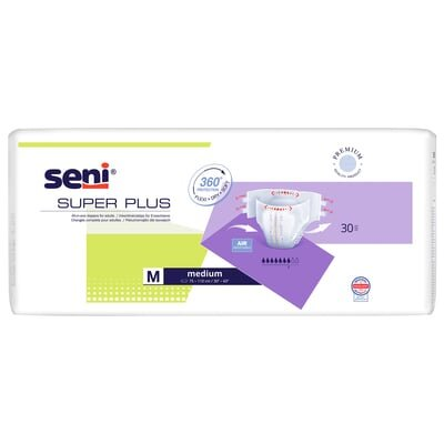 Підгузки для дорослих Seni Super Plus medium, розмір М, 30 штук