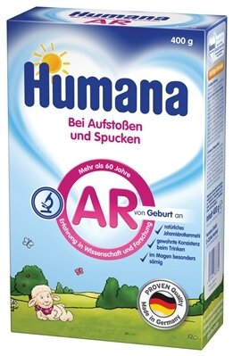 Суміш суха молочна Humana AR Expert при зригуванні, для дітей від народження, 400 г