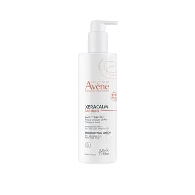 Молочко для обличчя і тіла Avene XeraCalm Nutrition зволожувальне для чутливої та дуже сухої шкіри, 400 мл