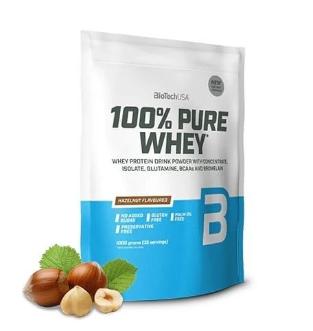 Протеїн Biotech 100% Pure Whey hazelnut, 1 кг