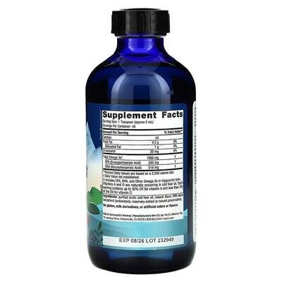 Риб'ячий жир з печінки тріски Nordic Naturals Arctic Cod Liver Oil смак апельсину, 237 мл