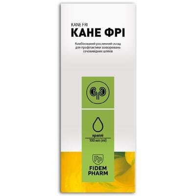 Кане Фрі Fidem Pharm краплі по 100 мл у флак.