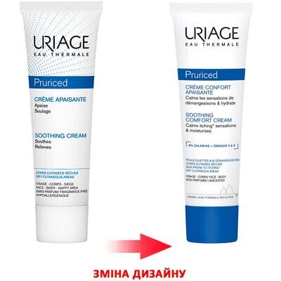 Крем Uriage Pruriced заспокійливий для обличчя та тіла, 100 мл