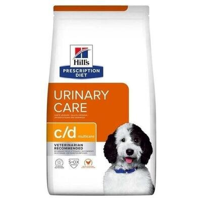 Корм сухий Hill's Prescription Diet c/d Urinary Care для запобігання утворення струвітів у собак, 1,5 кг