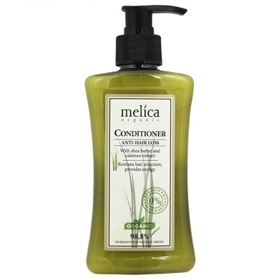 Бальзам-кондиціонер Melica Organic живильний проти випадіння волосся з олією Ши, 300 мл